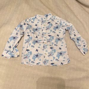 Bolo | little boy | 2t | airplane | blue-white